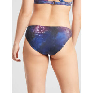 Athleta XS tie dye Supernova Medium Bikini Bottom swim bathing suit summer pool